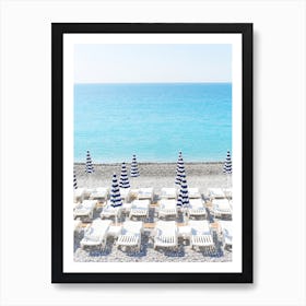 European Seaside Horizon Art Print