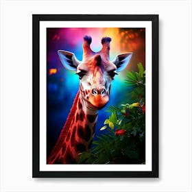 Daisy The Giraffe - AfriDesigns Art Print