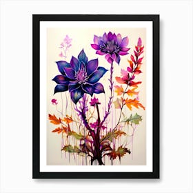 Lotus Flowers 3 Art Print