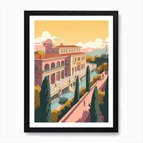 Guadalajara Mexico Illustration 1 Art Print