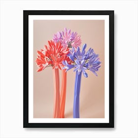 Dreamy Inflatable Flowers Agapanthus 3 Art Print