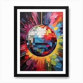 Disco Ball art print 1 Art Print