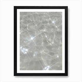 Stars In Beach Water 1 Art Print