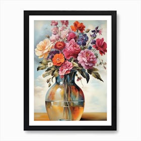 Flowers In A Vase 2 Art Print