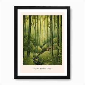 Sagano Bamboo Forest Art Print