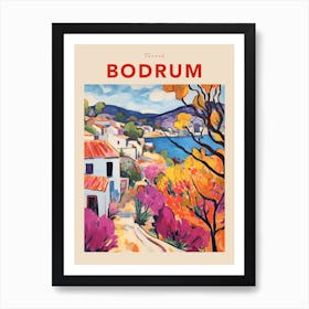 Data Set 44 Fauvist Travel Poster Art Print