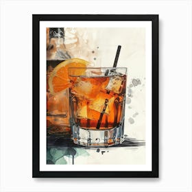 Aperol Spritz Orange 80 Art Print