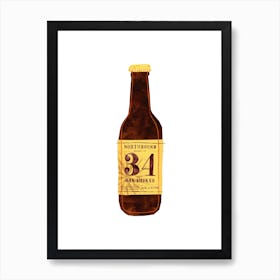 Northbound 34 Oak Smoked Beer Art Print