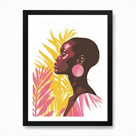 Portrait Of African Woman 71 Art Print