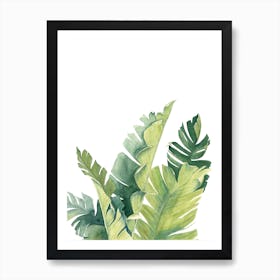 Bananenblatter Art Print