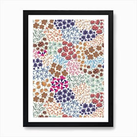 Ditsy Cute Pattern Art Print