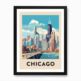 Chicago Travel Poster 23 Art Print