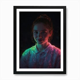 Glow In The Dark 4 Art Print