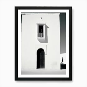 Djerba, Tunisia, Black And White Photography 3 Art Print