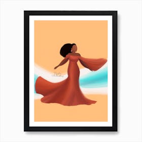 Orange Art Print