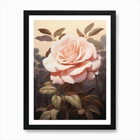 Rose 10 Flower Painting Art Print