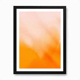 Vibrant Orange Gradient Art Print