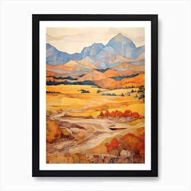 Autumn National Park Painting Rocky Mountain National Park Colorado Usa 5 Art Print