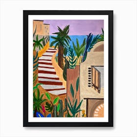 Exotic Scene Art Print