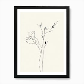 Flower In A Vase 1 Art Print