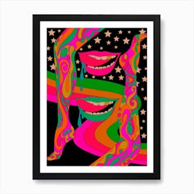 Lips And Legs Art Print