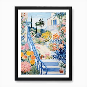 Matisse Inspired Fauvism Garden Flowers Poster Art Print