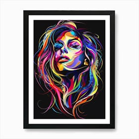 Portrait Of A Woman 12 Art Print