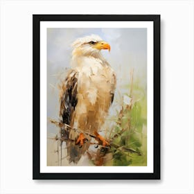 Bird Painting Crested Caracara 1 Art Print