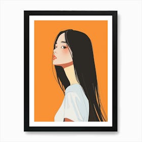 Asian Girl 41 Art Print