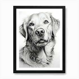 Loyal Heart The Dog S Gaze Art Print