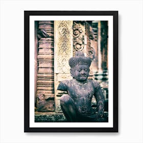 Hindu Temple Statue Art Print