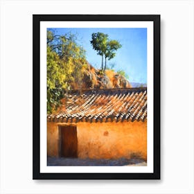 Farm Building Andalusia Spain Art Print