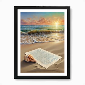 Sand And Sea Art Print