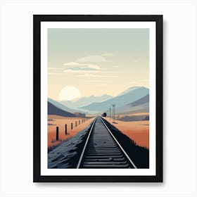 The West Highland Line Scotland 1 Hiking Trail Landscape Art Print