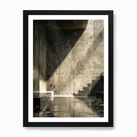 Room With Stairs Art Print