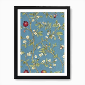 Damson 1 Vintage Botanical Fruit Art Print