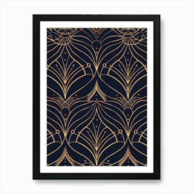 Deco Pattern 1 Art Print