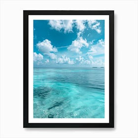 Clear Blue Water 1 Art Print