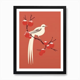 Minimalist Mockingbird 4 Illustration Art Print