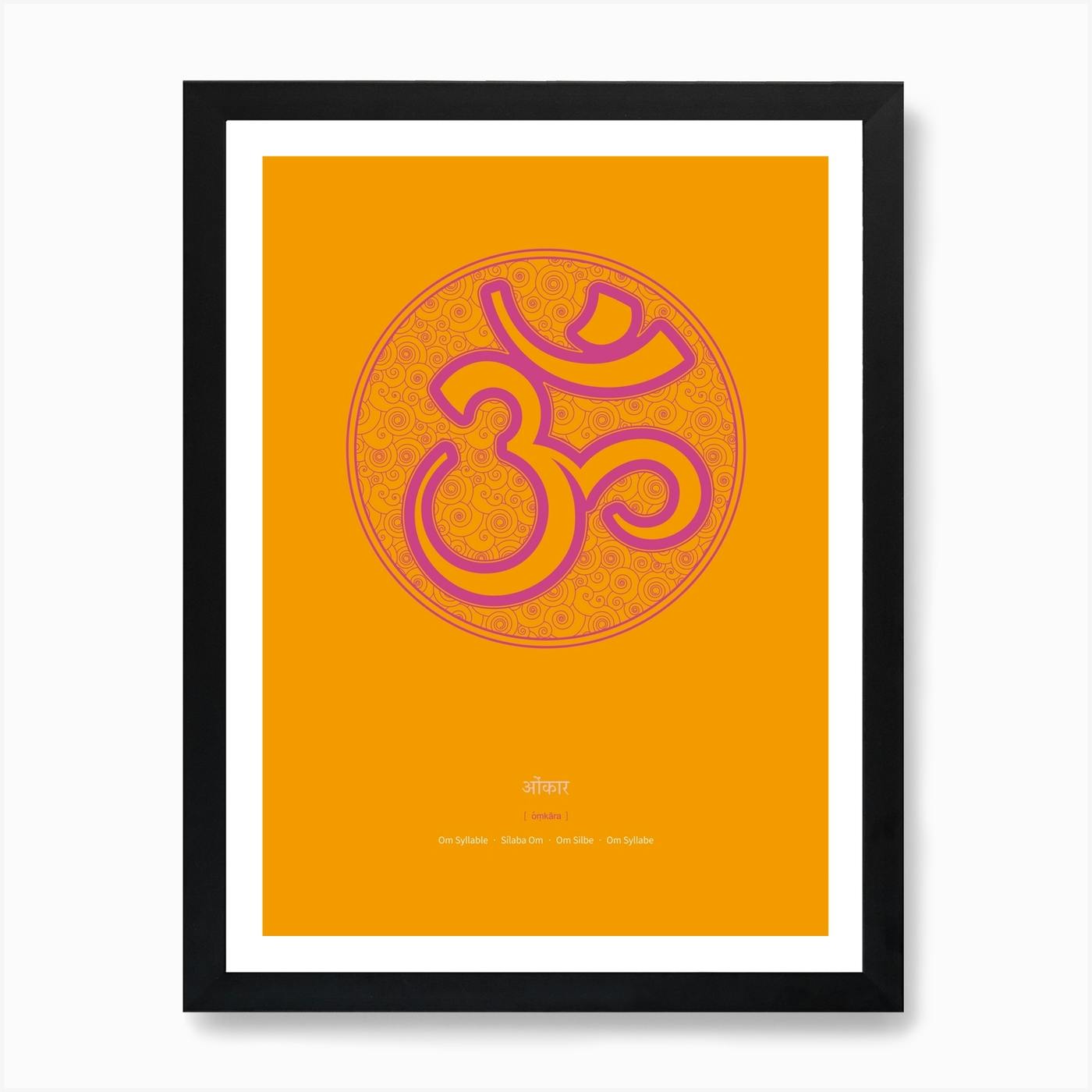 Ohm Symbol Watercolor illustrations Print Wall Art Poster Giclee Wall Decor Art