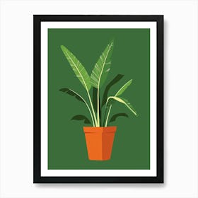 Banana Plant In A Pot 5 Art Print