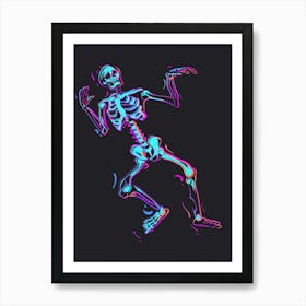 Skeleton Dance Art Print