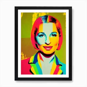 Barbra Streisand Colourful Pop Movies Art Movies Art Print