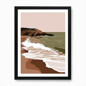 Beach Scene 2 Art Print