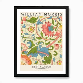 Liberty Print William Morris Lodden Flowers Art Print