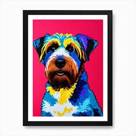 Soft Coated Wheaten Terrier Andy Warhol Style Dog Art Print