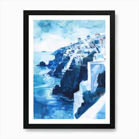 Santorini 25 Art Print