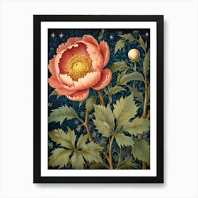 William Morris Peony Art Print