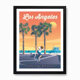 Los Angeles Venice Beach California Art Print