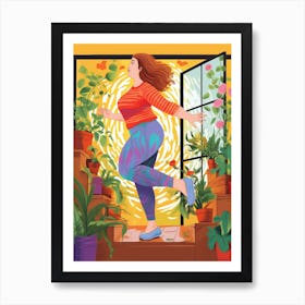 Body Positivity I Feel Like Dancing Matisse Inspired 5 Art Print